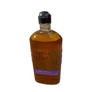 Stress Relief Vanilla Verbena Body Wash & Foam Bath 10 Fl Oz Aromatherapy Essent